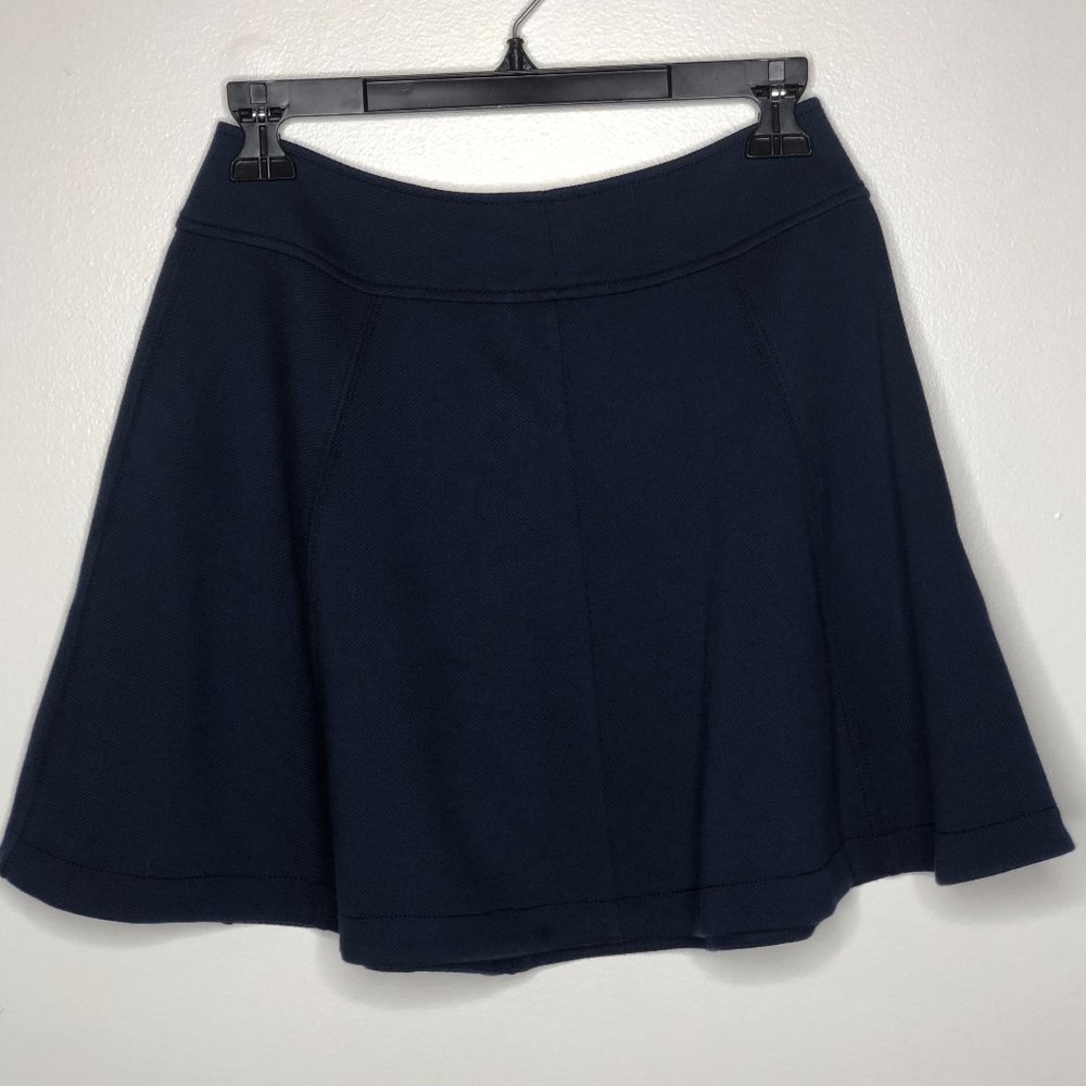 Kimchi Blue Womens Dark Teal Peacock Blue Pleated A-line Skirt Size M